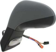 Peugeot 207 2007-2010 Electric Heated Primed (Suitable for Painting) Wing Mirror Unit Passenger Side