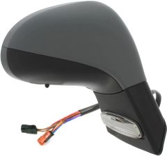 Peugeot 207 2009-2013 Electric Heated Power Folding Primed (Suitable for Painting) Wing Mirror Unit Driver Side