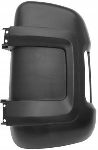 Vauxhall Movano 2022-2024 Textured Black (Long Arm Compatible) Wing Mirror Cover Passenger Side