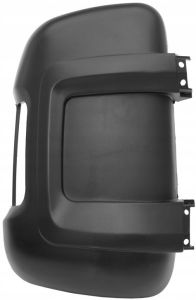 Peugeot e-Boxer 2022-2024 Textured Black (Long Arm Compatible) Wing Mirror Cover Driver Side
