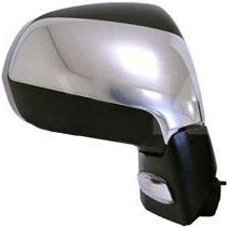 Peugeot 3008 2009-2013 Electric Heated Chrome Wing Mirror Unit Driver Side