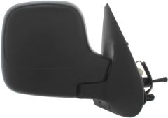 Peugeot Partner 2002-2008 Manual (Cable Toggle) Heated Black Wing Mirror Unit Driver Side