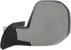 Peugeot Partner 2008-2012 Electric Heated Power Folding (Small Cover Type) Primed (Suitable for Painting) Wing Mirror Unit Passenger Side