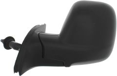 Peugeot Partner 2015-2019 Manual (Cable Toggle) Black Wing Mirror Unit Passenger Side