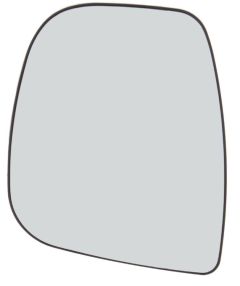 Peugeot Partner 2012-2015 Non-Heated Clear Tinted Convex Wing Mirror Glass Passenger Side