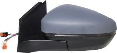 Peugeot 3008 2016-2020 Electric Heated Power Folding With Memory & Blind Spot Detection Primed (Suitable for Painting) Wing Mirror Unit Passenger Side