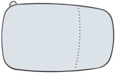 Renault Megane 2005-2008 Heated Clear Tinted Aspherical Wing Mirror Glass Driver Side