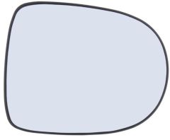 Renault Clio 2009-2013 Heated Clear Tinted Convex Wing Mirror Glass Driver Side
