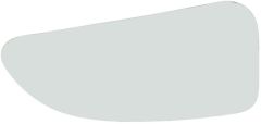 Nissan Interstar 2022-2025 Non-Heated Clear Tinted Convex Lower Wing Mirror Glass Passenger Side