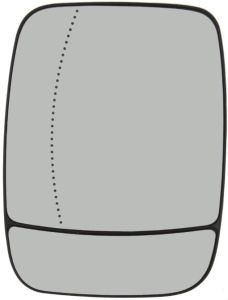 Nissan NV300 2016-2021 Non-Heated Clear Tinted Aspherical Wing Mirror Glass Passenger Side