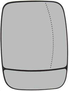 Nissan NV300 2016-2021 Non-Heated Clear Tinted Aspherical Wing Mirror Glass Driver Side