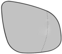 Nissan NV250 2019-2021 Heated Clear Tinted Aspherical Wing Mirror Glass Driver Side