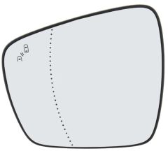 Renault Kadjar 2018-2022 Heated Clear Tinted Aspherical (Blind Spot Detection) Wing Mirror Glass Passenger Side