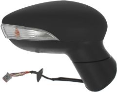 Ford Fiesta 2008-2012 Electric Black Wing Mirror Unit Driver Side