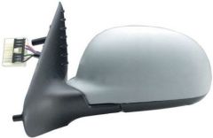 Peugeot 406 1995-1999 Electric Heated Primed (Suitable for Painting) Wing Mirror Unit Passenger Side