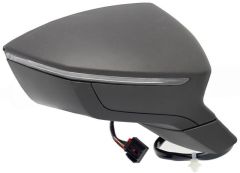 Cupra Ateca 2021-2026 Electric Heated Black Wing Mirror Unit Driver Side