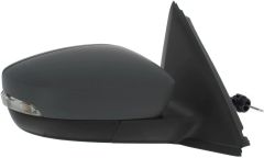 Skoda Fabia 2018-2022 Manual (Cable Toggle) Primed (Suitable for Painting) Wing Mirror Unit Driver Side
