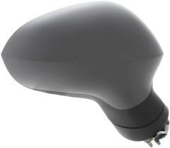 Seat Leon 2009-2012 Electric Power Folding Primed (Suitable for Painting) Wing Mirror Unit Driver Side