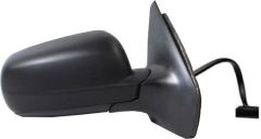 Volkswagen Golf 2002-2004 Electric Heated Blue Tinted Glass (Large Housing) Black Wing Mirror Unit Driver Side
