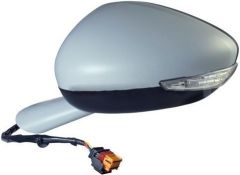 Peugeot 508 2014-2018 Electric Heated Power Folding Primed (Suitable for Painting) Wing Mirror Unit Passenger Side