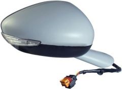 Peugeot 508 2011-2014 Electric Heated Power Folding Primed (Suitable for Painting) Wing Mirror Unit Driver Side