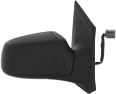 Ford Focus 2005-2008 Electric Heated With Puddle Lamp Black Wing Mirror Unit Driver Side