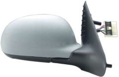 Peugeot 406 1996-1999 Electric Heated Primed (Suitable for Painting) Wing Mirror Unit Driver Side