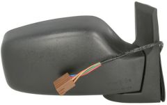 Peugeot 806 1994-2002 Electric Heated Power Folding Blue Tinted Glass Black Wing Mirror Unit Driver Side