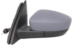 Seat Toledo 2012-2016 Manual (Cable Toggle) Primed (Suitable for Painting) Wing Mirror Unit Passenger Side