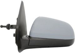 Chevrolet Aveo 2005-2011 Manual (Cable Toggle) Primed (Suitable for Painting) Wing Mirror Unit Passenger Side