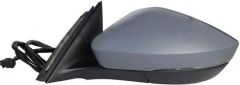 Skoda Superb 2015-2019 Electric Heated Primed (Suitable for Painting) Wing Mirror Unit Passenger Side