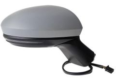 Renault Clio 2023-2026 Electric Heated Power Folding Primed (Suitable for Painting) Wing Mirror Unit Driver Side