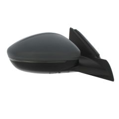 Peugeot E-208 2024-2026 Electric Heated Power Folding With Blind Spot Detection Primed (Suitable for Painting) Wing Mirror Unit Driver Side