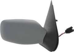 Ford Fiesta 1995-1999 Electric Heated Primed (Suitable for Painting) Wing Mirror Unit Driver Side