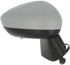 Vauxhall Crossland X 2017-2020 Electric Heated Primed (Suitable for Painting) Wing Mirror Unit Driver Side
