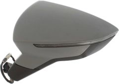 Seat Leon 2018-2020 Electric Heated Power Folding Primed (Suitable for Painting) Wing Mirror Unit Passenger Side