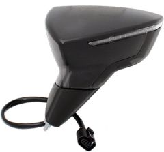 Seat Arona 2017-2021 Electric Heated Black Wing Mirror Unit Passenger Side