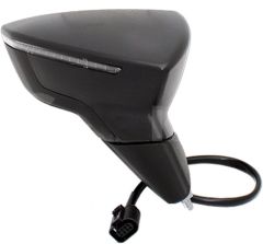 Seat Arona 2017-2021 Electric Heated Black Wing Mirror Unit Driver Side