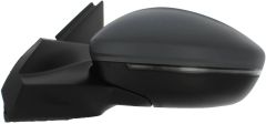 Peugeot e-2008 2019-2024 Electric Heated Power Folding Primed (Suitable for Painting) Wing Mirror Unit Passenger Side