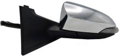 Toyota Yaris 2011-2014 Electric Heated Chrome Wing Mirror Unit Passenger Side
