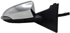 Toyota Yaris 2011-2014 Electric Heated Chrome Wing Mirror Unit Driver Side
