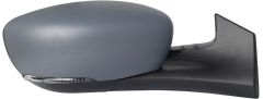 Renault ZOE 2019-2023 Electric Heated Power Folding With Blind Spot Detection Primed (Suitable for Painting) Wing Mirror Unit Driver Side