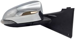 Toyota Yaris 2017-2020 Electric Heated Chrome Wing Mirror Unit Driver Side