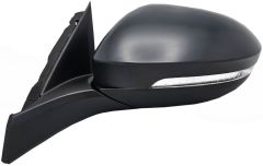 Volkswagen T-Roc 2022-2025 Electric Heated Power Folding With Lane Change Assist Primed (Suitable for Painting) Wing Mirror Unit Passenger Side