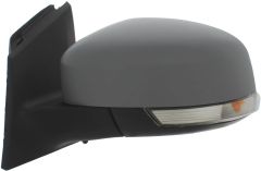 Ford Focus 2011-2014 Electric Heated Primed (Suitable for Painting) Wing Mirror Unit Passenger Side