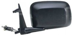 Volkswagen Golf 1990-1992 Manual (Cable Toggle) Black Wing Mirror Unit Passenger Side