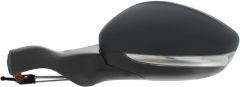Peugeot 2008 2013-2016 Manual (Cable Toggle) Black Wing Mirror Unit Passenger Side
