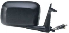 Volkswagen Golf 1990-1992 Manual (Cable Toggle) Black Wing Mirror Unit Driver Side