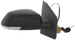 Volkswagen Polo 2005-2009 Manual (Cable Toggle) Black Wing Mirror Unit Driver Side