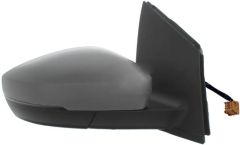 Volkswagen Polo 2009-2013 Manual (Cable Toggle) (Orange Connector) Primed (Suitable for Painting) Wing Mirror Unit Driver Side